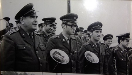 Kapelník František Navrátil, s tenory Alfa Širučka a Jan Šperka - Březová jaro1969